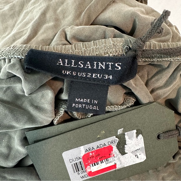 Allsaints Ara Ada Dress in Dusk Size 2 - Picture 10 of 15